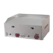 Plaque de cuisson 65x48 à gaz chrome durable rainurée et lisse TOP | REDFOX
