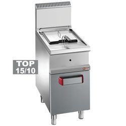 Friteuse professionnelle gaz 14 litres sur placard DIAMOND