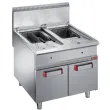 Friteuse professionnelle gaz 2x18 Litres sur placard gamme 900 DIAMOND