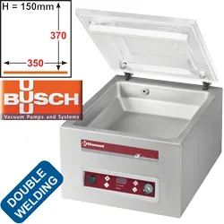 Machine d'emballage sous vide  cloche Longueur de scellage 350mm DIAMOND GA-102/S