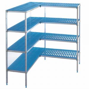 Kit rayonnages aluminium en L