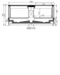 Ilo panoramique de congélateur fermé BALI 3750x2080x960mm INFRICO GBD37E1L1-60hz