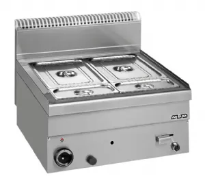 Bain-marie gaz double MBM profondeur 600mm GBM66