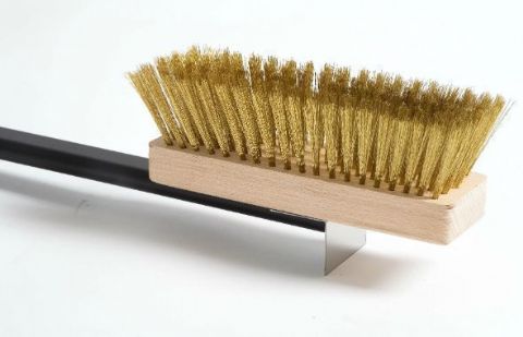 Brosse pour four  pizza avec racloir GI METAL