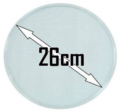 Grille  pizza aluminium diamtre 25.5cm GI METAL