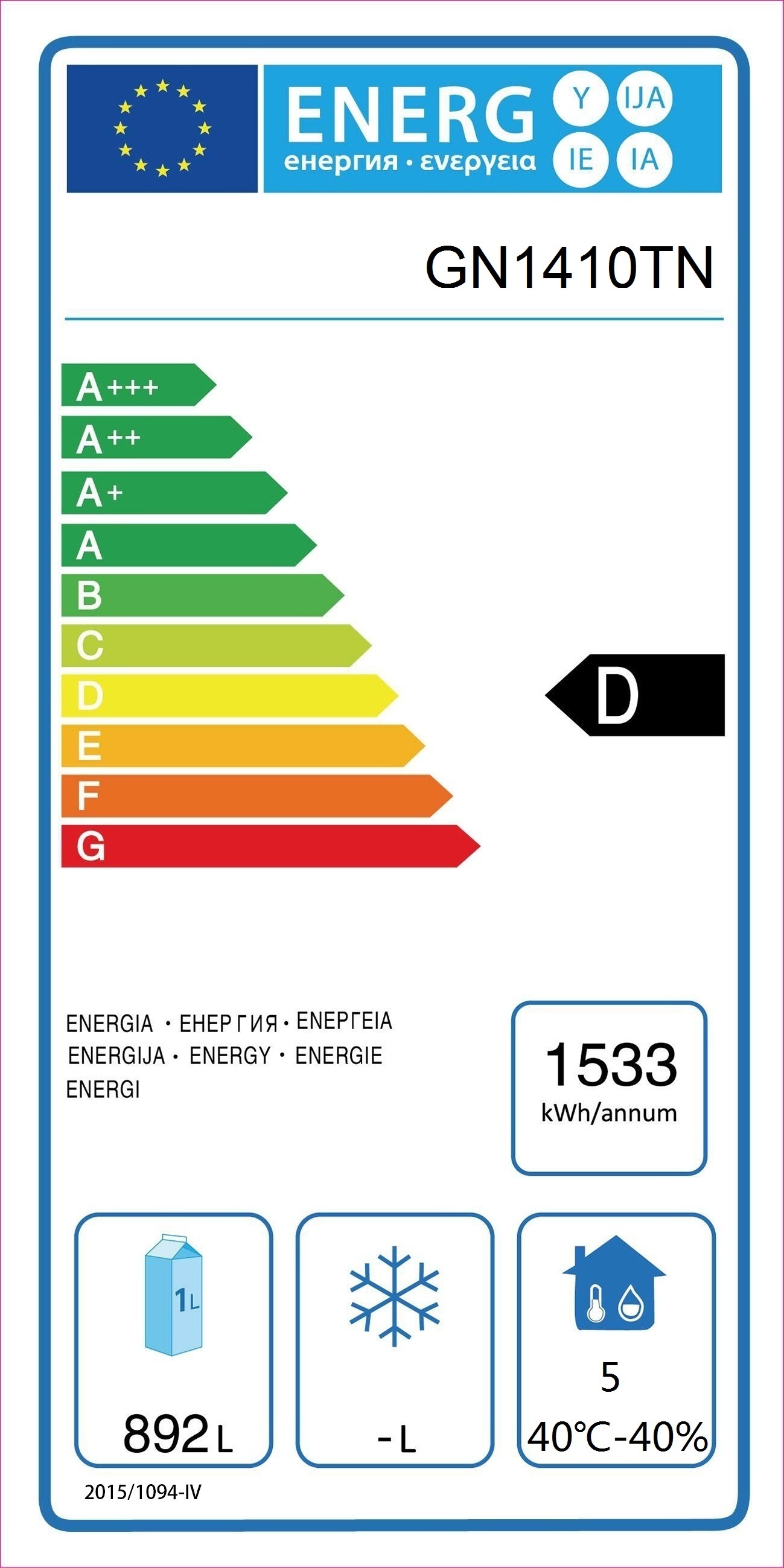 Armoire réfrigérée positive 1400L en inox - CHR MARKET