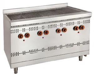 Barbecue en inox  Gaz professionnel 4 grilles fixes GRELHACO - GGSD-4C 012 804 000