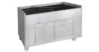 Barbecue en inox au Charbon professionnel 4 grilles fixes GRELHACO