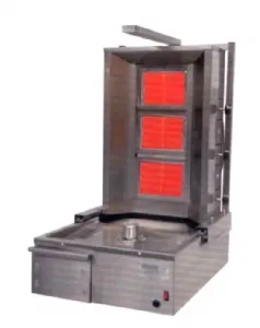 Machine � k�bab 3 feux gaz GURDEN KEB-3G