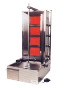 Machine � k�bab 4 feux gaz GURDEN KEB-4G