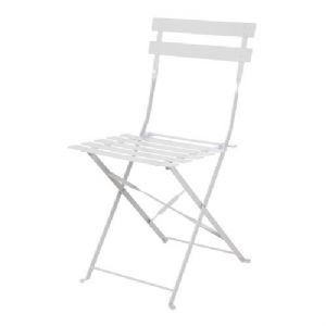 Chaise de terrasse pliable grise BOLERO - UGH551