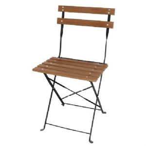 Chaise de terrasse pliable imitation bois BOLERO - UGJ766