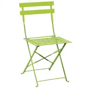 Chaise de terrasse pliable verte BOLERO - UGH552 UGH552