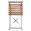 Chaise de terrasse pliable imitation bois BOLERO - UGJ766 UGJ766