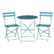 Chaise de terrasse pliable bleu turquoise BOLERO - UGK982 UGK982