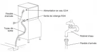 Machine  glace granule 140/150Kg modulaire HOSHIZAKI - FM-150AKE-HC/N-SB FM-150AKE-HC/N-SB