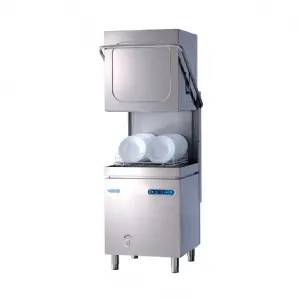 Lave vaisselle à capot professionnel panier 50x50cm compatible 60Hz MACH HT50413T+DDL/2-60hz