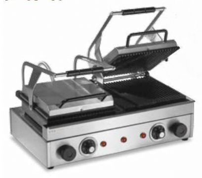 Appareil à paninis professionnel double Appareil à paninis professionnel double