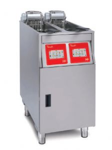 Friteuse professionnelle  haut-rendement lectrique 2 cuves 9 Litres srie TOUCH FRIFRI