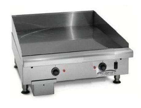 Plancha professionnelle lectrique lisse 2 zones IMPERIAL
