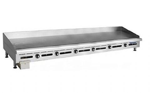Plancha professionnelle gaz lisse 6 zones IMPERIAL