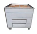 Barbecue en inox au Charbon Industriel professionnel 2 grilles fixes IMPORMARTINHO