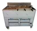 Barbecue en inox au Charbon Industriel professionnel  2 grilles rotatives + 1 grille fixe IMPORMARTINHO 001.613154