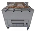 Barbecue en inox au Charbon Industriel professionnel 4 grilles rotatives IMPORMARTINHO