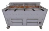 Barbecue en inox au Charbon Industriel professionnel 5 grilles rotatives IMPORMARTINHO 001.603161