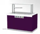 Buffet chauffant avec plaque vitrocramique Longueur 1400mm INFRICO - Srie SELF-SERVICE - Gastrobuffets MB80VC3