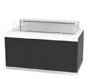 Vitrine rfrigre ouverte basse avec cuve pour 3 bacs GN1/1 INFRICO - Srie SELF-SERVICE - Gastrobuffets