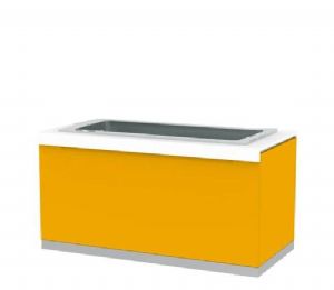 Buffet chauffant bain-marie central 2 bacs INFRICO - AMARILLA