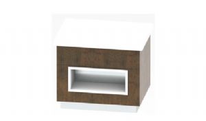 Meuble neutre Longueur 1100mm INFRICO - Srie SELF-SERVICE - Gastrobuffets