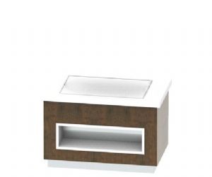 Buffet rfrigr avec plaque froide Longueur 1400mm INFRICO - Srie SELF-SERVICE - Gastrobuffets