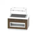 Buffet chauffant avec plaque vitrocramique Longueur 1400mm INFRICO - Srie SELF-SERVICE - Gastrobuffets MB80VC3