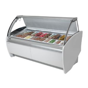 Vitrine rfrigre  crme glace 8  14 bacs srie aries INFRICO