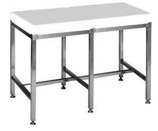 Billot polythylne sur pied inox 1200x600mm