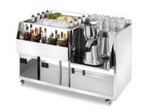 Table de prparation de cocktail modle X - MCK/125