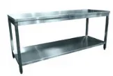 Etagère inox de rangement 4 niveaux Longueur 1200 DIAMOND - SR1254