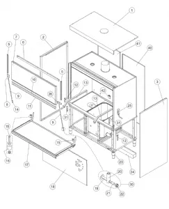 Pi�ces d�tach�es pour lave batterie DIAMOND LVB_DIAMOND