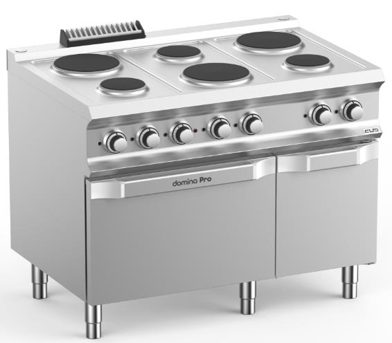 Fourneaux electriques cuisiniere electrique – 4 plaques – four electrique 6  grill - Mbm - Fourneaux Professionnels - référence E4F65P - Stock-Direct CHR