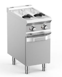 Friteuse professionnelle lectrique 2x7 Litres sur coffre MBM - DOMINA PRO 700