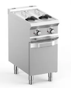 Friteuse professionnelle lectrique 2x7 Litres sur coffre MBM - DOMINA PRO 700 FRE74A2V