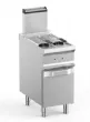 Friteuse professionnelle  gaz 2x7 Litres sur coffre MBM - DOMINA PRO 700