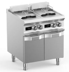 Friteuse professionnelle lectrique 2x12 Litres sur coffre MBM - DOMINA PRO 700