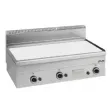 Plancha professionnelle gaz lisse 3 zones large MBM profondeur 600mm