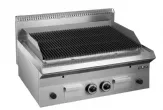 Grill charcoal pierres de lave double  gaz MBM profondeur 650mm