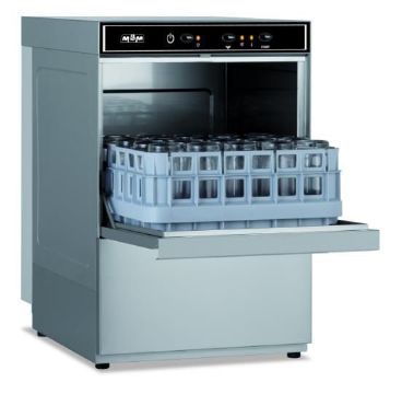 Lave-verres professionnel porte double paroi panier 40x40cm MBM Lave-verres professionnel porte double paroi panier 40x40cm MBM