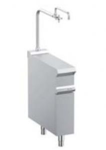 Plan de travail sur socle avec colonne d'alimentation en eau MBM - DOMINA PRO 700