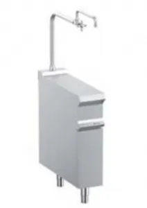 Plan de travail sur socle avec colonne d'alimentation en eau MBM - DOMINA PRO 700 N72AW